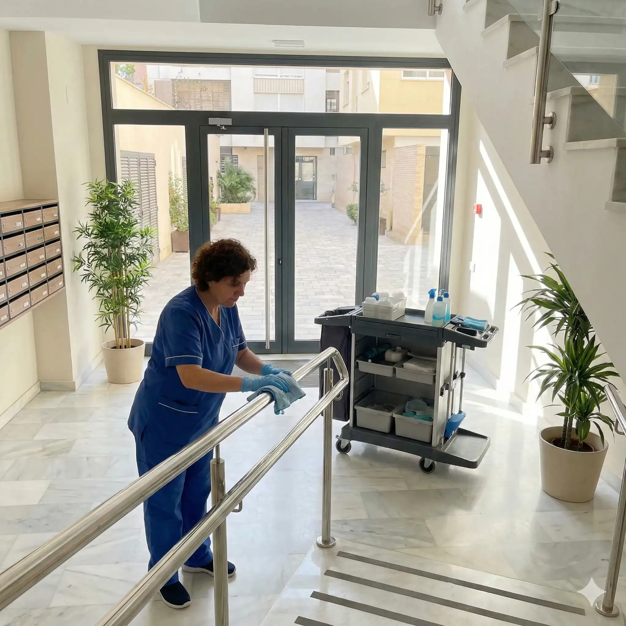 Limpieza de comunidades de vecinos en Madrid